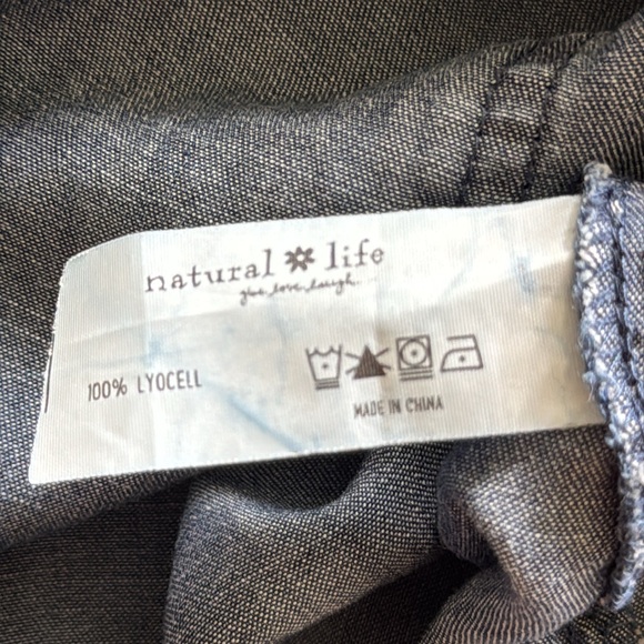 NATURAL LIFE Blue Denim Mini Dress - Picture 4 of 5